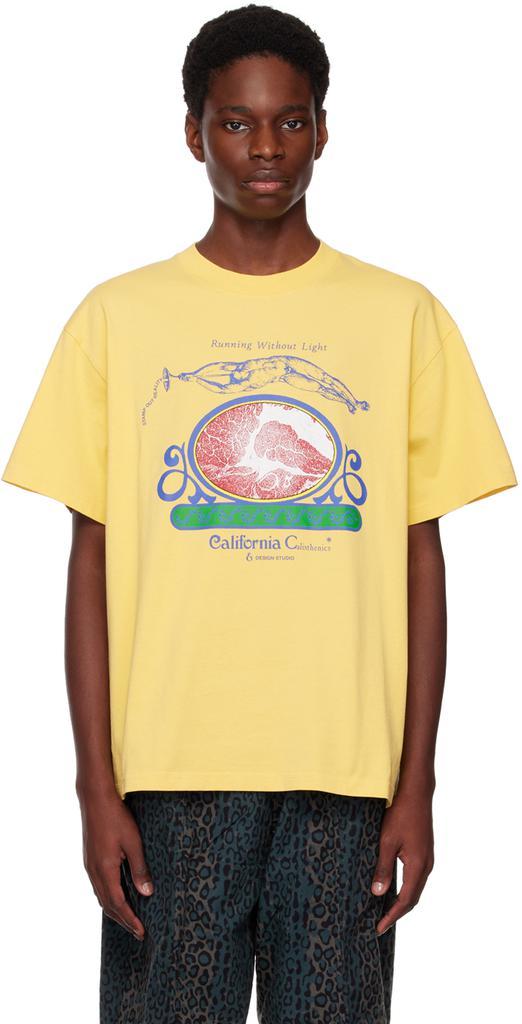 商品Brain Dead|Yellow Calisthenics T-Shirt,价格¥449,第1张图片