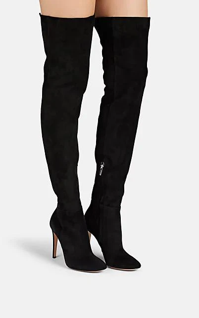 商品Gianvito Rossi|Dree Suede Over-The-Knee Boots,价格¥14843,第5张图片详细描述