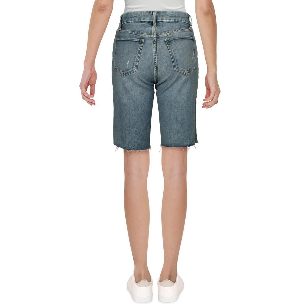 商品Joe's|Joe's Womens The Wanderer Mid Rise Distressed Denim Shorts,价格¥91,第2张图片详细描述