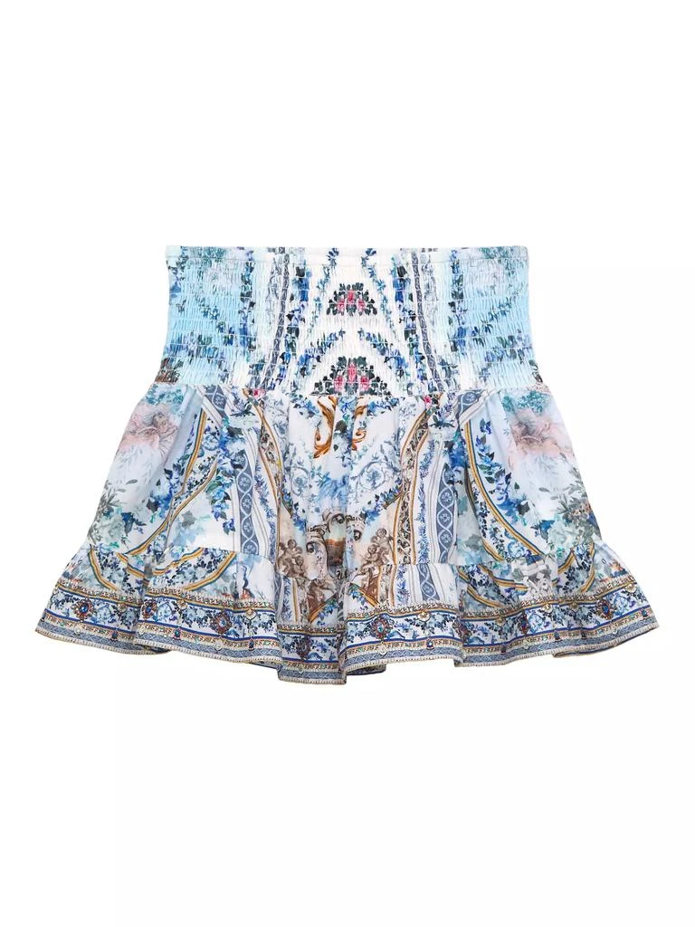 商品Camilla|Little Girl's &amp; Girl's Season Of The Siren Shirred Skirt,价格¥1486,第1张图片