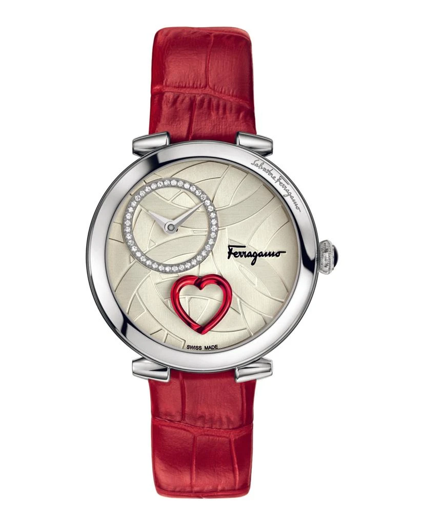 商品Salvatore Ferragamo|Cuore Ferragamo Watch,价格¥4573,第1张图片