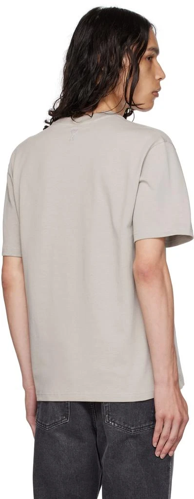 商品AMI|Gray Ami de Cœur T-Shirt,价格¥1584,第3张图片详细描述