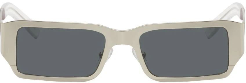 A BETTER FEELING Silver Pollux Sunglasses 1
