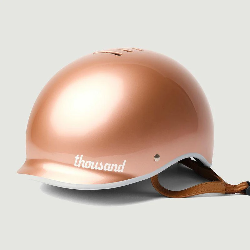 商品Thousand|Heritage Bicycle Helmet Pink Gold THOUSAND,价格¥405,第1张图片