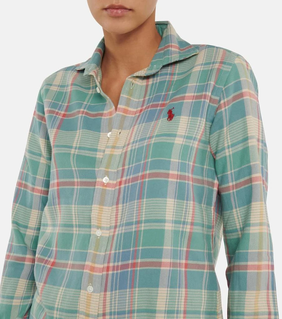 商品Ralph Lauren|Checked cotton shirt,价格¥847,第4张图片详细描述