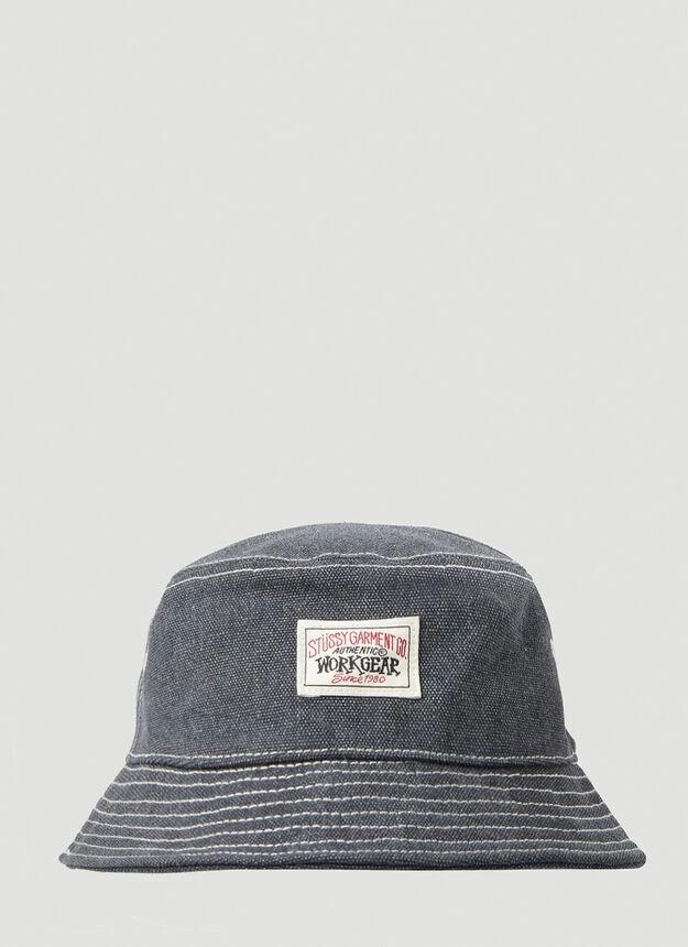 商品STUSSY|Workgear Bucket Hat in Black,价格¥308,第1张图片