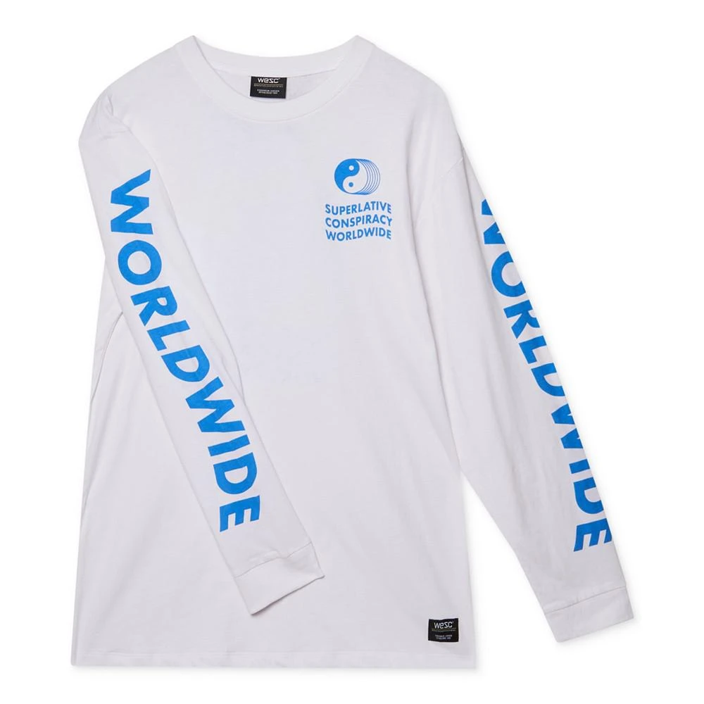 商品WeSC|Men's Kendrick Worldwide Graphic Long-Sleeve T-Shirt,价格¥110,第3张图片详细描述