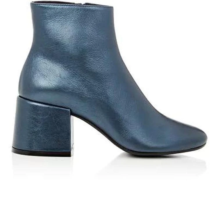 商品MAISON MARGIELA|Metallic Leather Ankle Boots,价格¥2671,第1张图片