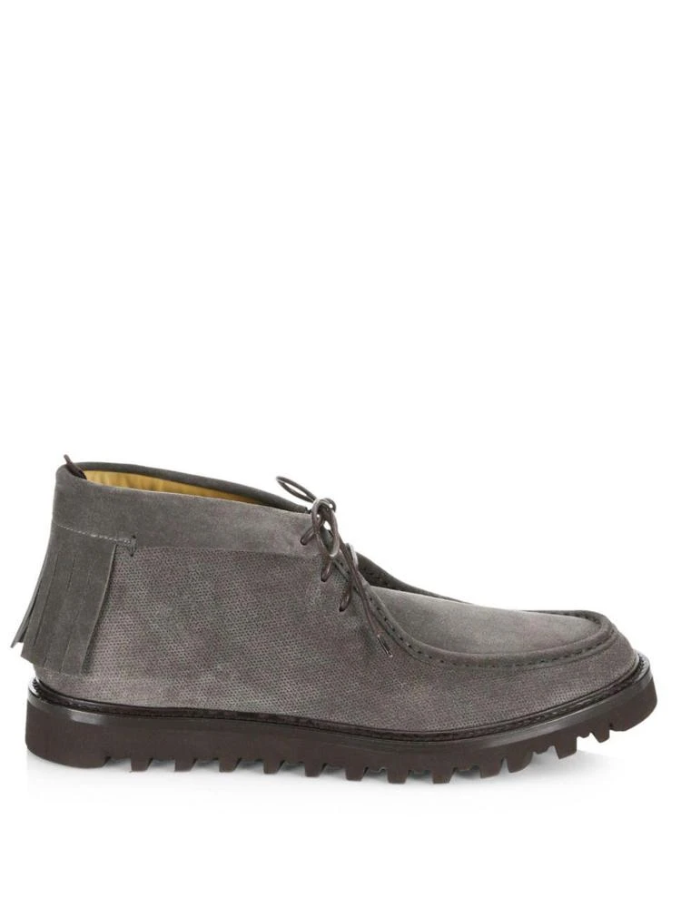 商品Giorgio Armani|Thick Sole Leather Chukka Moccasins,价格¥2937,第5张图片详细描述