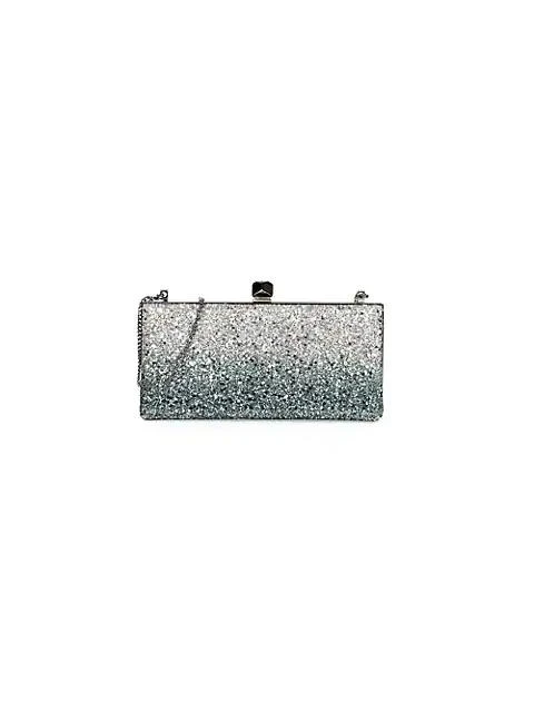 商品Jimmy Choo|Celeste Glitter Box Clutch,价格¥7879,第1张图片