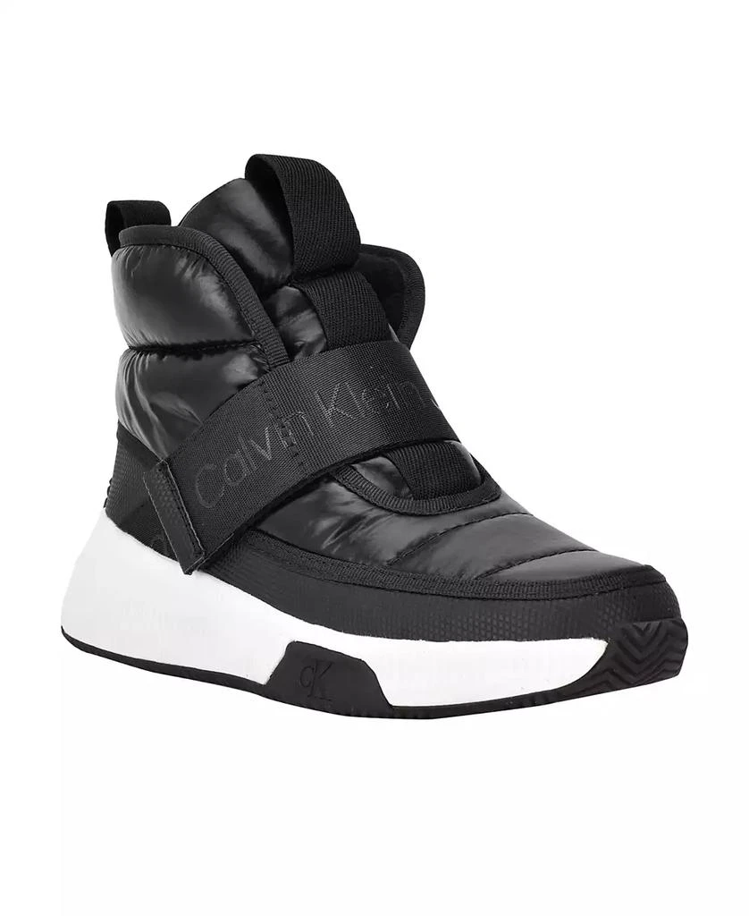 商品Calvin Klein|Women's Mabon Nylon High Top Sneakers,价格¥460,第1张图片