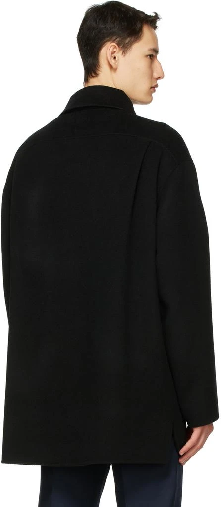 商品Acne Studios|Black Wool Shirt Jacket,价格¥2985,第3张图片详细描述