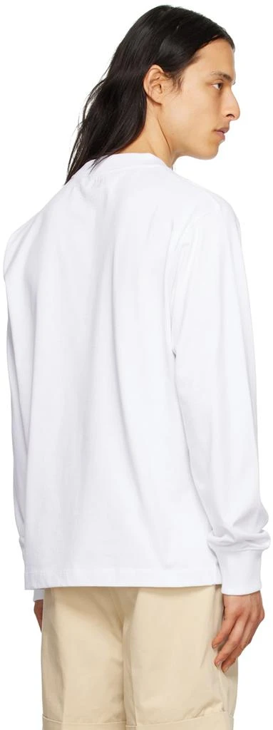 商品AMI|White Ami de Cœur Long Sleeve T-Shirt,价�格¥943,第3张图片详细描述