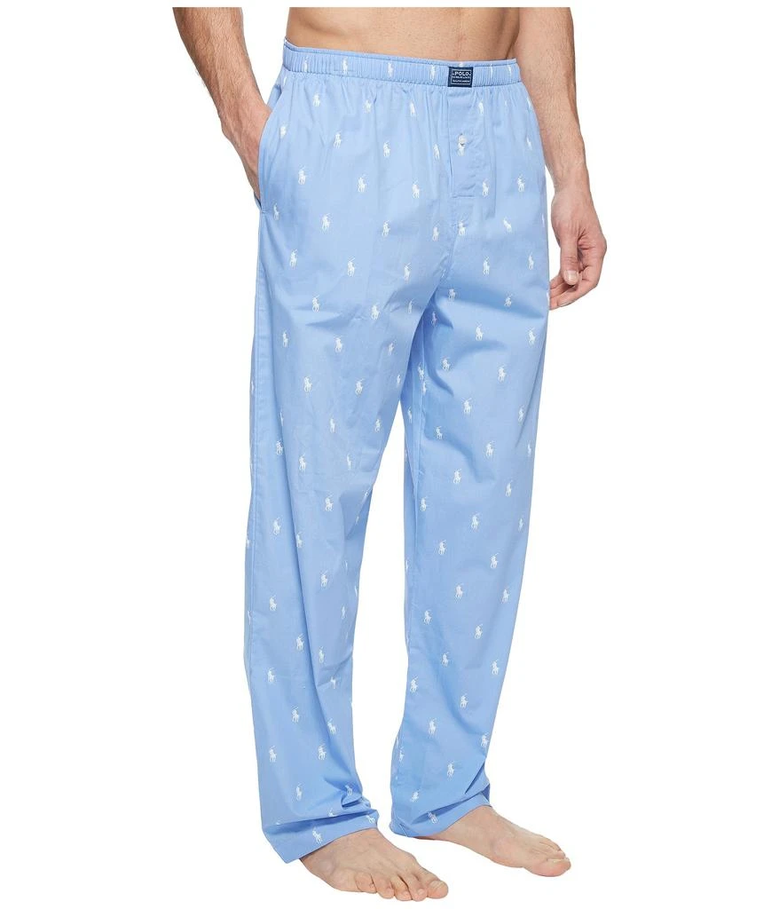 商品Ralph Lauren|All Over Pony Player Woven Sleep Pants,价格¥404,第4张图片详细描述