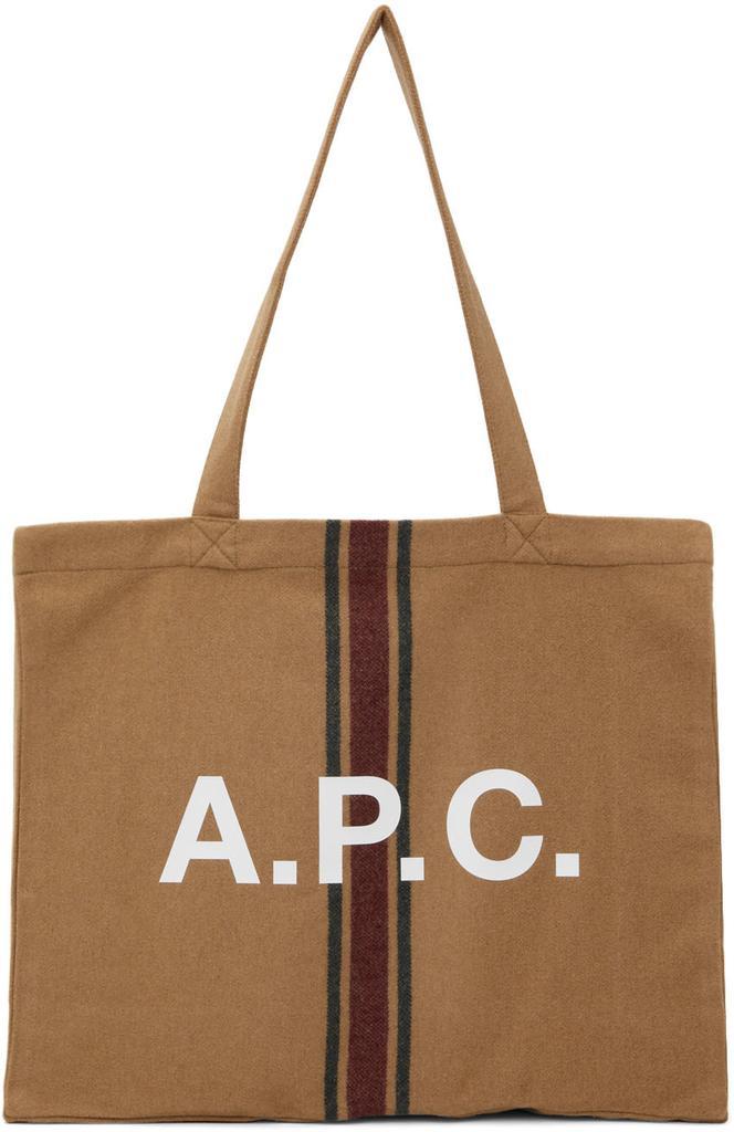 商品A.P.C.|Tan Diane Shopping Tote,价格¥1473,第1张图片