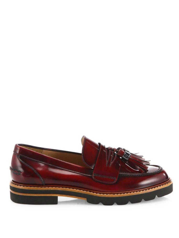 商品Stuart Weitzman|Manila Leather Loafers,价格¥3414,第5张图片详细描述