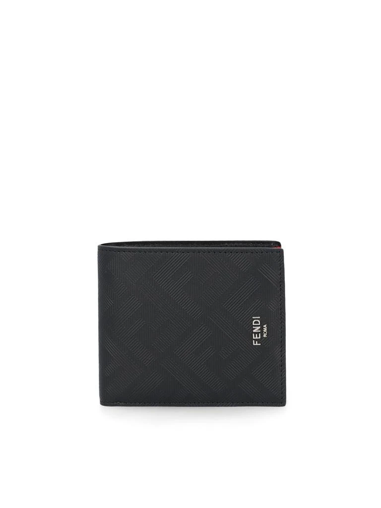 商品Fendi|Fendi Logo Printed Bi-Fold Wallet,价格¥2528,第1张图片