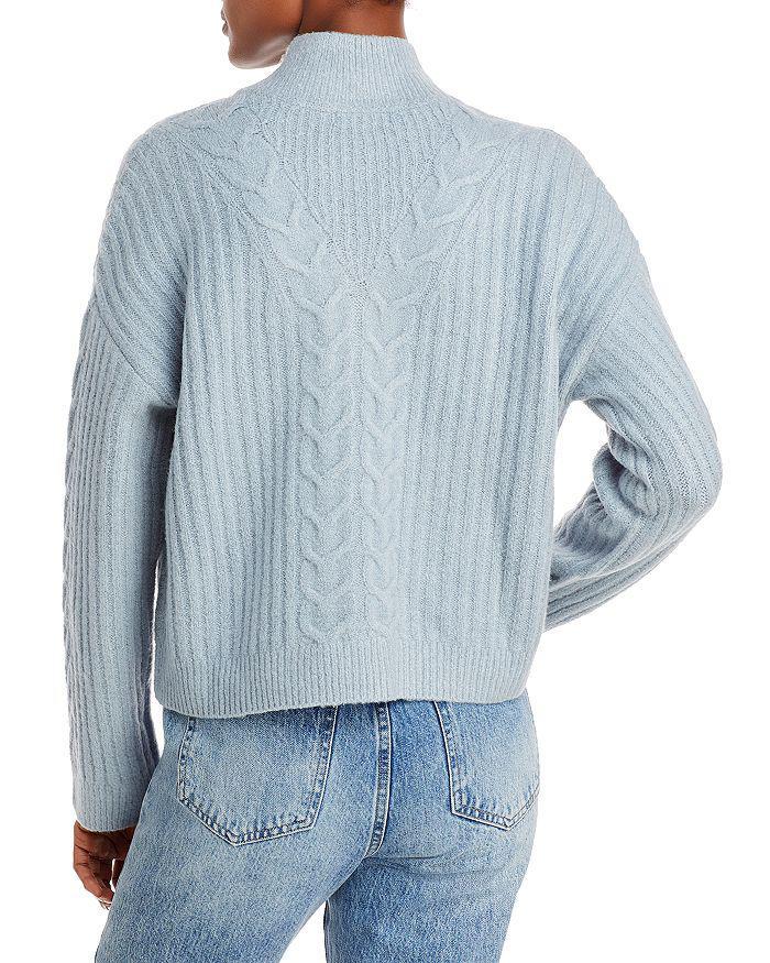 商品AQUA|Quarter Zip Knit Sweater - 100% Exclusive,价格¥662,第5张图片详细描述