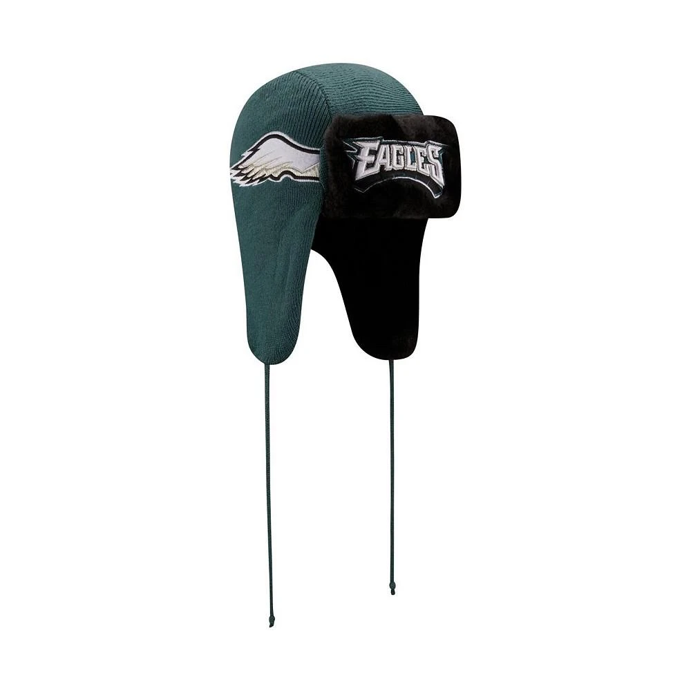 商品New Era|Men's Midnight Green Philadelphia Eagles Helmet Head Trapper Knit Hat,价格¥261,第3张图片详细描述