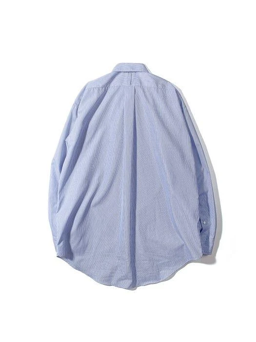 商品Ourselves|Multi Striped Button Down Shirt Sax,价格¥988,第2张图片详细描述
