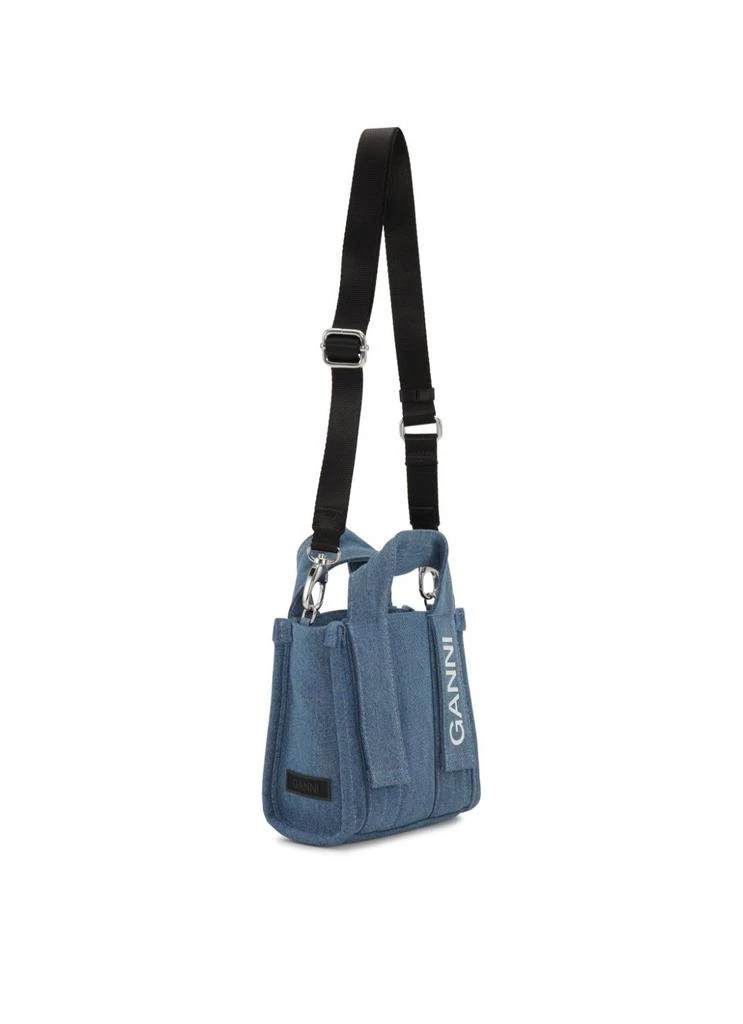 商品Ganni|Recycled Tech Mini Tote Denim,价格¥1385,第3张图片详细描述