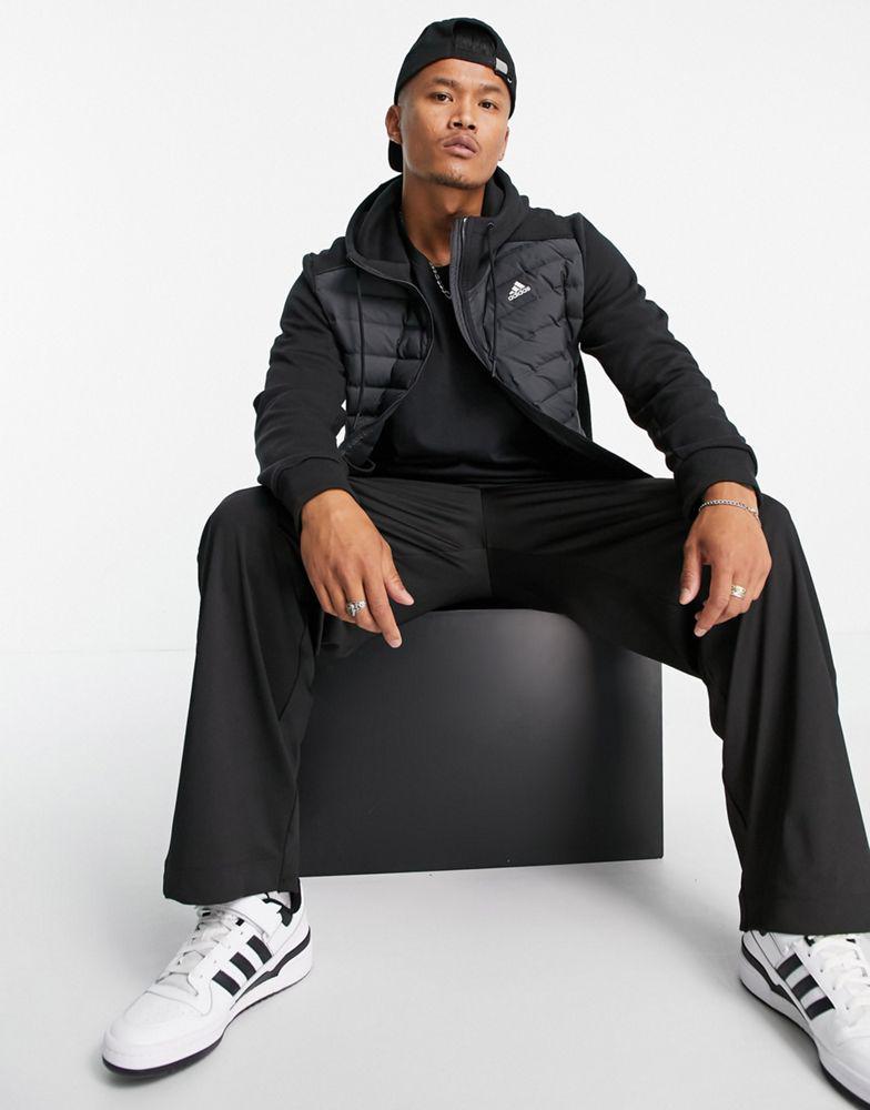 adidas Outdoor Varilite Hybrid jacket in black商品第1张图片规格展示