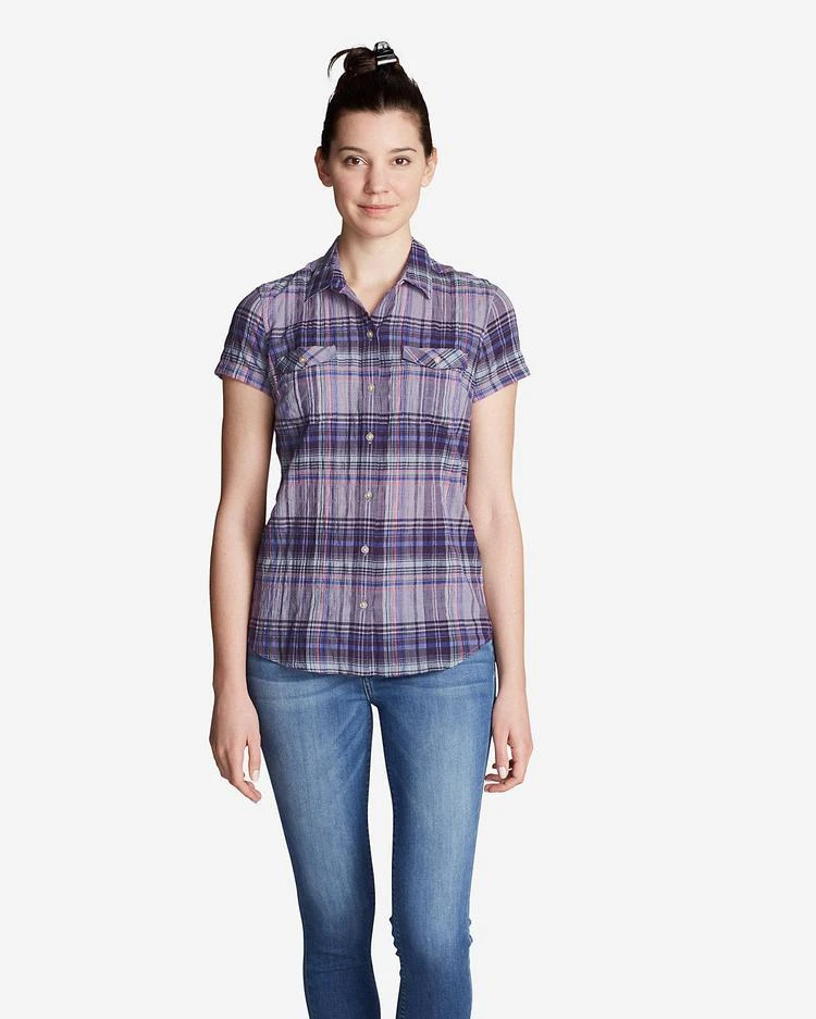 商品Eddie Bauer|Women's Packable Short-Sleeve Shirt,价格¥224,第1张图片