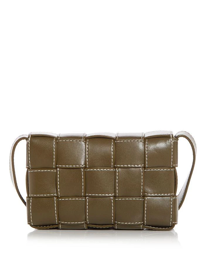 商品Bottega Veneta|Small Cassette Intreccio Leather Crossbody Bag,价格¥22388,第3张图片详细描述