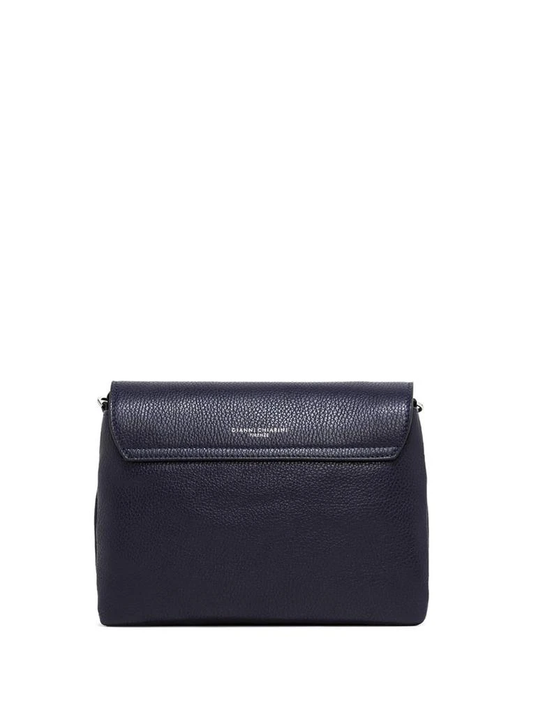 商品GIANNI CHIARINI|Three Navy Blue Leather Shoulder Bag,价格¥1494,第3张图片详细描述