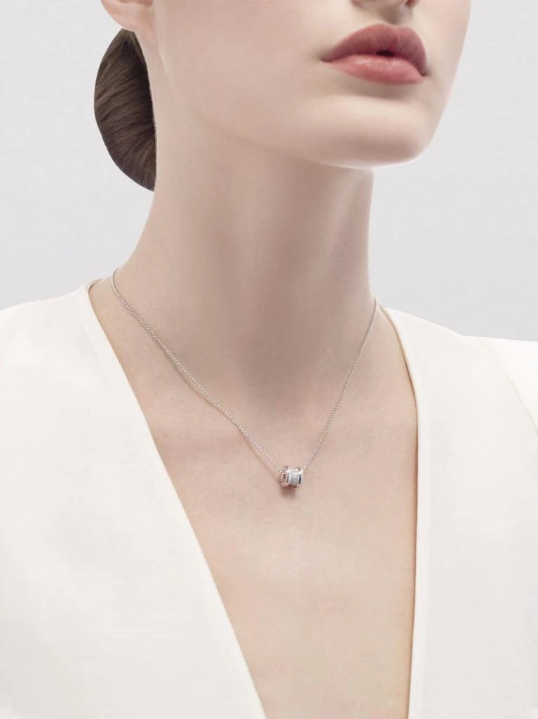 商品BVLGARI|White Gold and Diamond B.zero1 Necklace ,价格¥39527,第2张图片详细描述