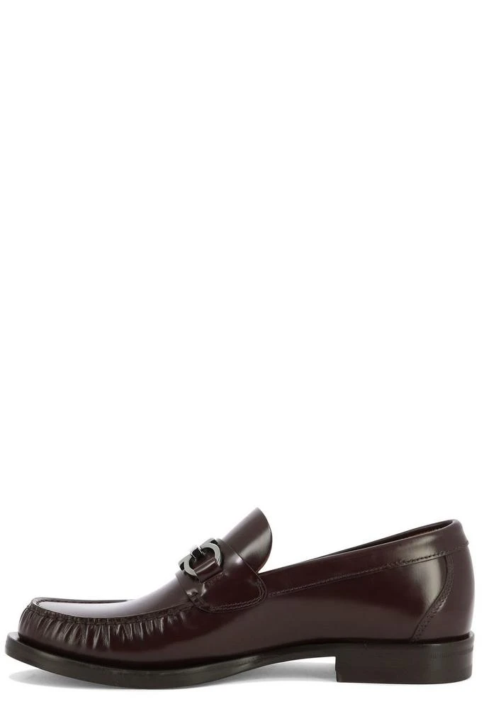 商品Salvatore Ferragamo|Salvatore Ferragamo Gancini-Plaque Slip-On Loafers,价格¥3509,第2张图片详细描述