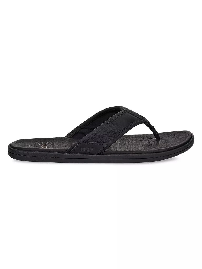 商品UGG|Unisex Seaside Flip Leather Flip Flops,价格¥434,第1张图片