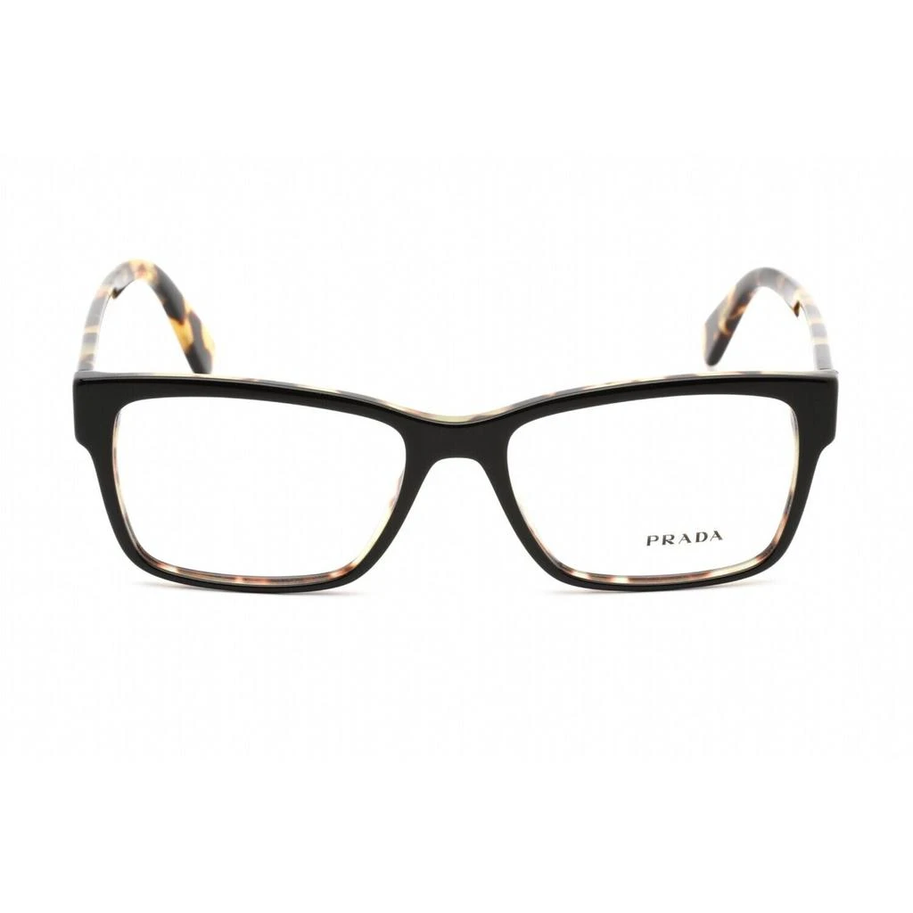 商品Prada|Prada Men's Eyeglasses - Black Square Full-Rim Frame | PRADA 0PR 15VV NAI1O155,价格¥841,第2张图片详细描述