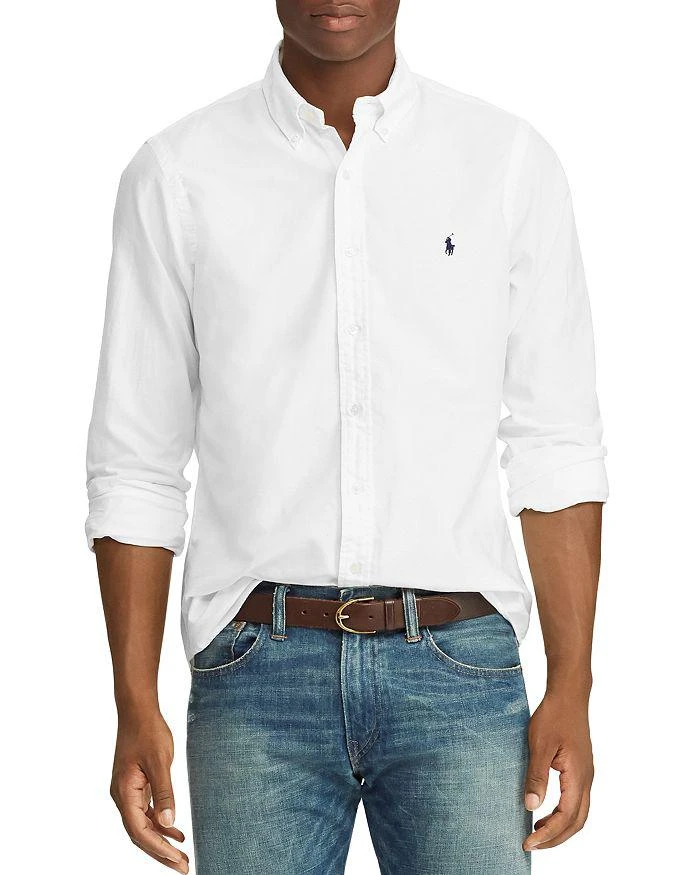 商品Ralph Lauren|男士 经典版型长袖棉质牛津纽扣衬衫,价格¥941,第2张图片详细描述