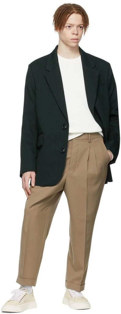 商品AMI|SSENSE Exclusive White Ami de Cœur Sweater,价格¥1061,第4张图片详细描述