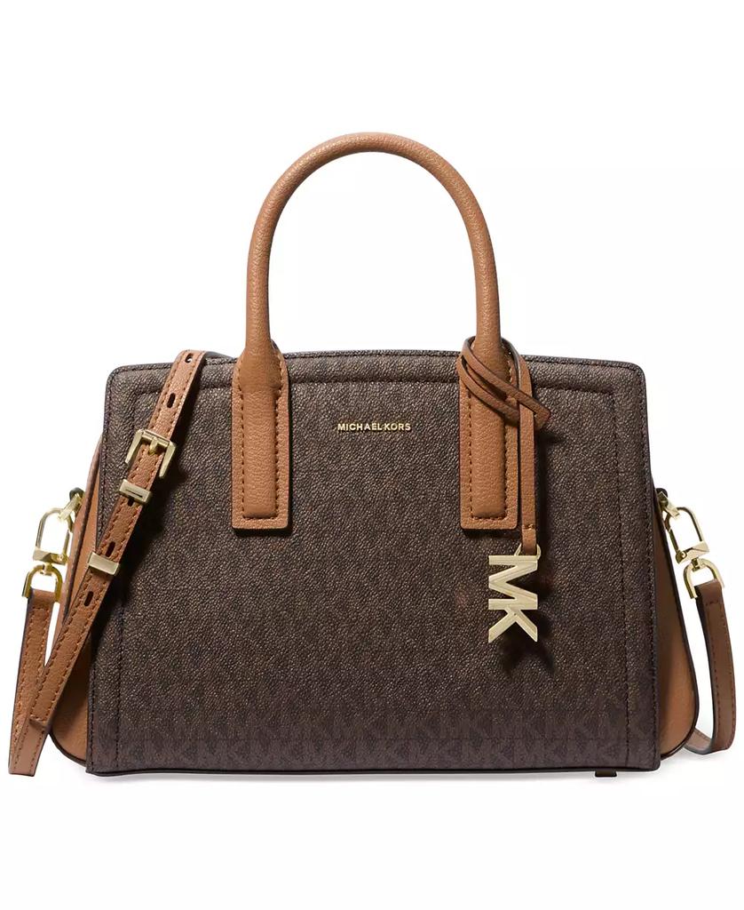 Michael Kors Laila Small Signature Logo Satchel Handbag image 2
