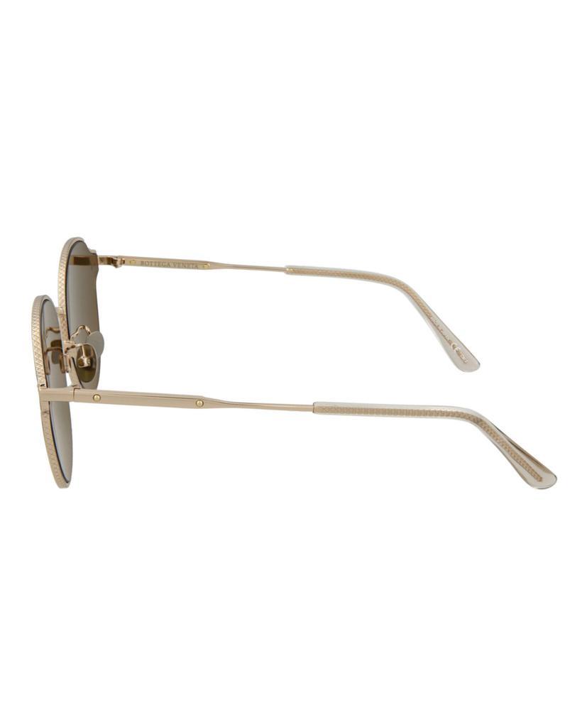 商品Bottega Veneta|Round-Frame Metal Sunglasses,价格¥1077,第5张图片详细描述