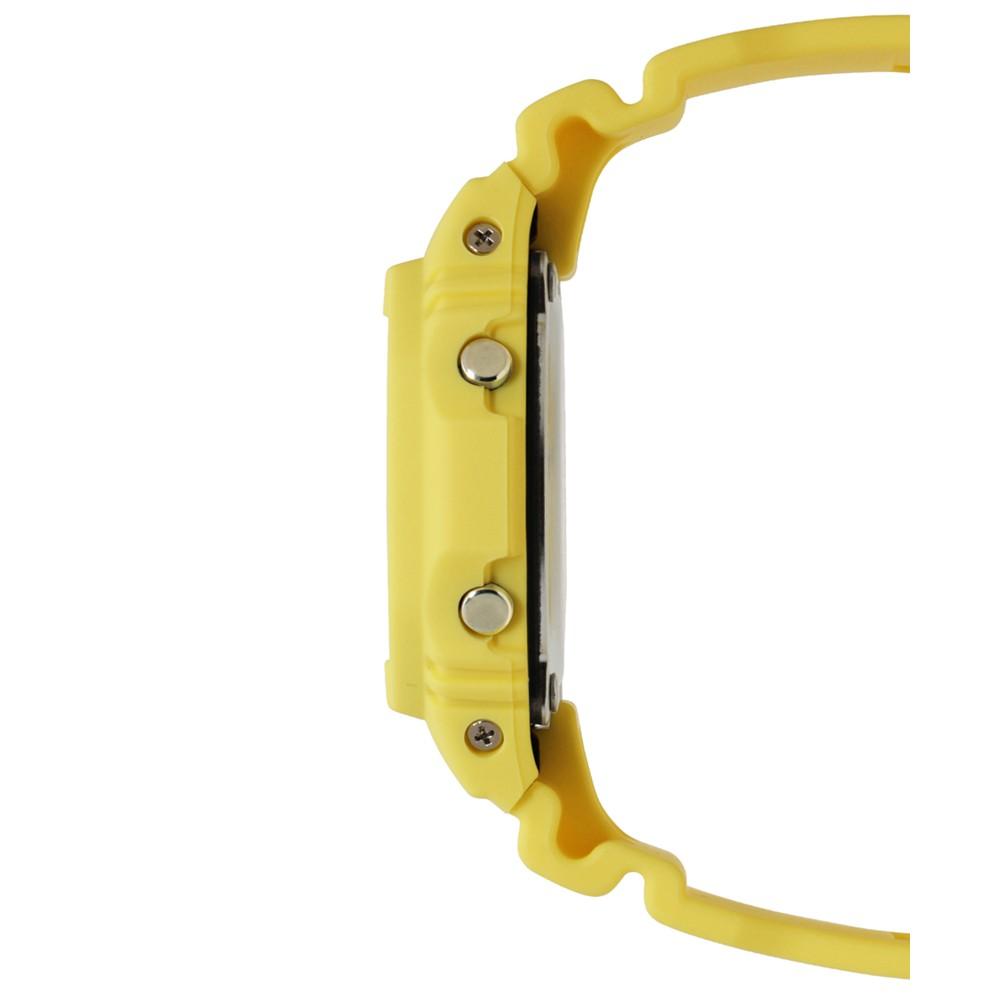 Men's Digital Yellow Resin Strap Watch 43mm商品第2张图片规格展示