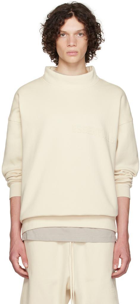 商品Essentials|Off-White Mock Neck Sweatshirt,价格¥536,第1张图片