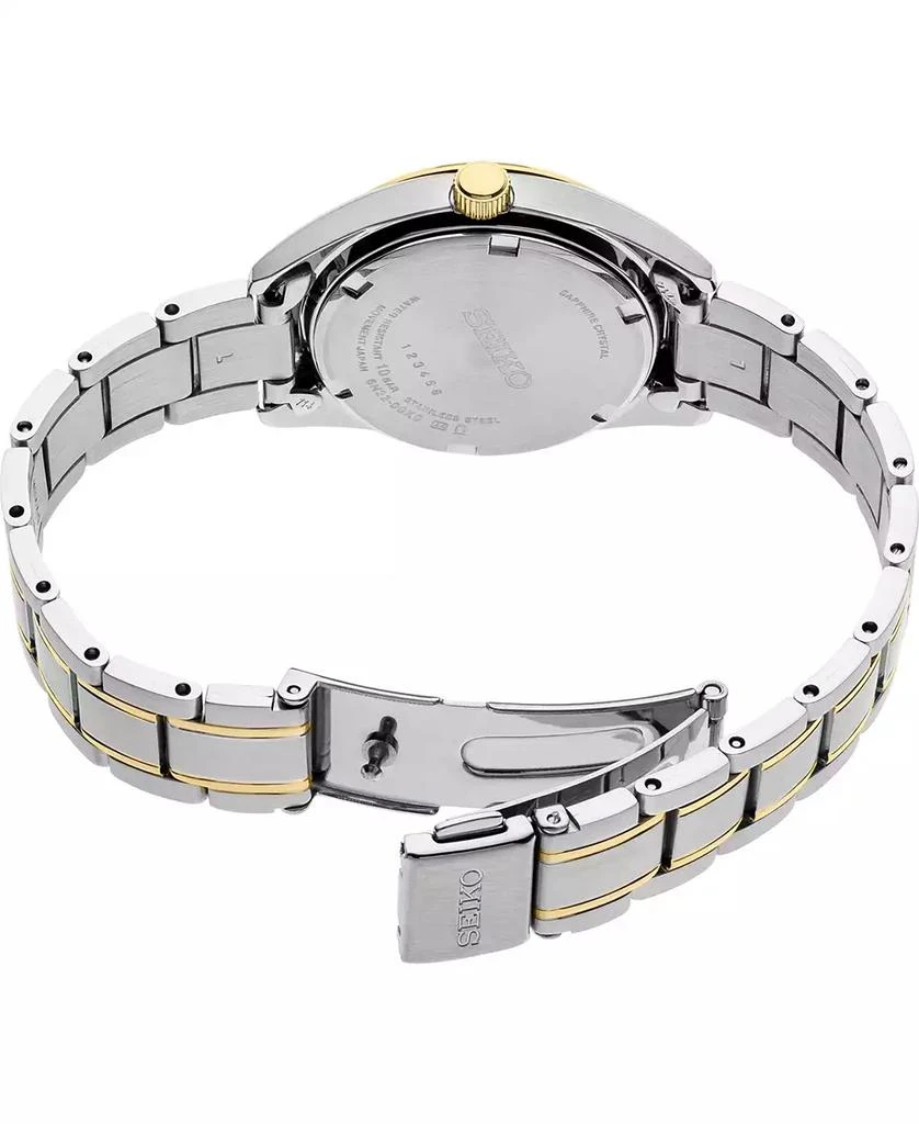 商品Seiko|Women's Essentials Two-Tone Stainless Steel Bracelet Watch 29.8mm,价格¥1358,第3张图片详细描述