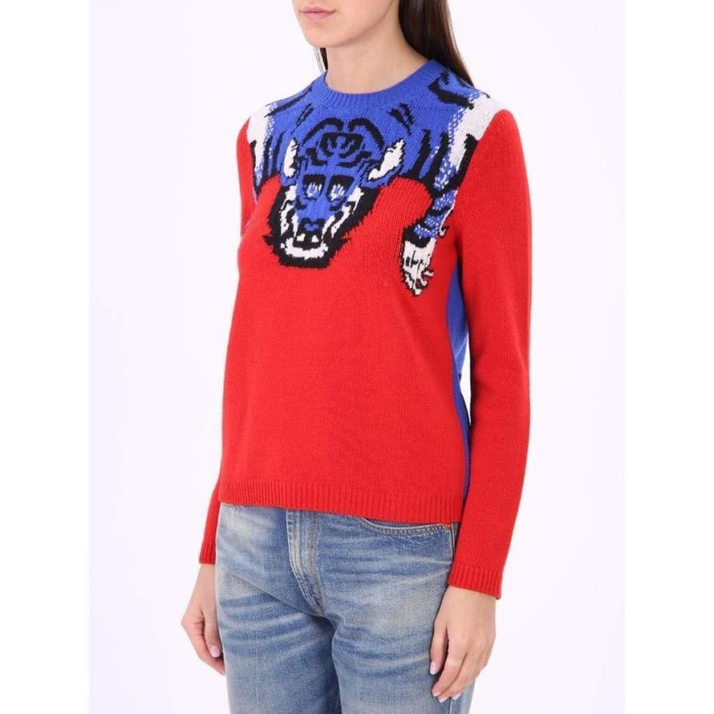 商品Gucci|Tiger Knit Sweater Jumper,价格¥7674,第4张图片详细描述