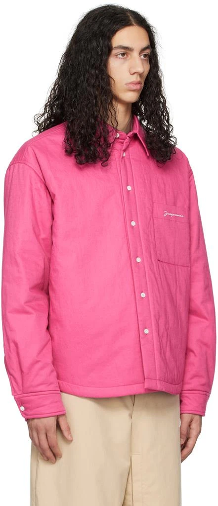 商品Jacquemus|Pink Le Papier 'La Chemise Boulanger' Shirt,价格¥1748,第2张图片详细描述