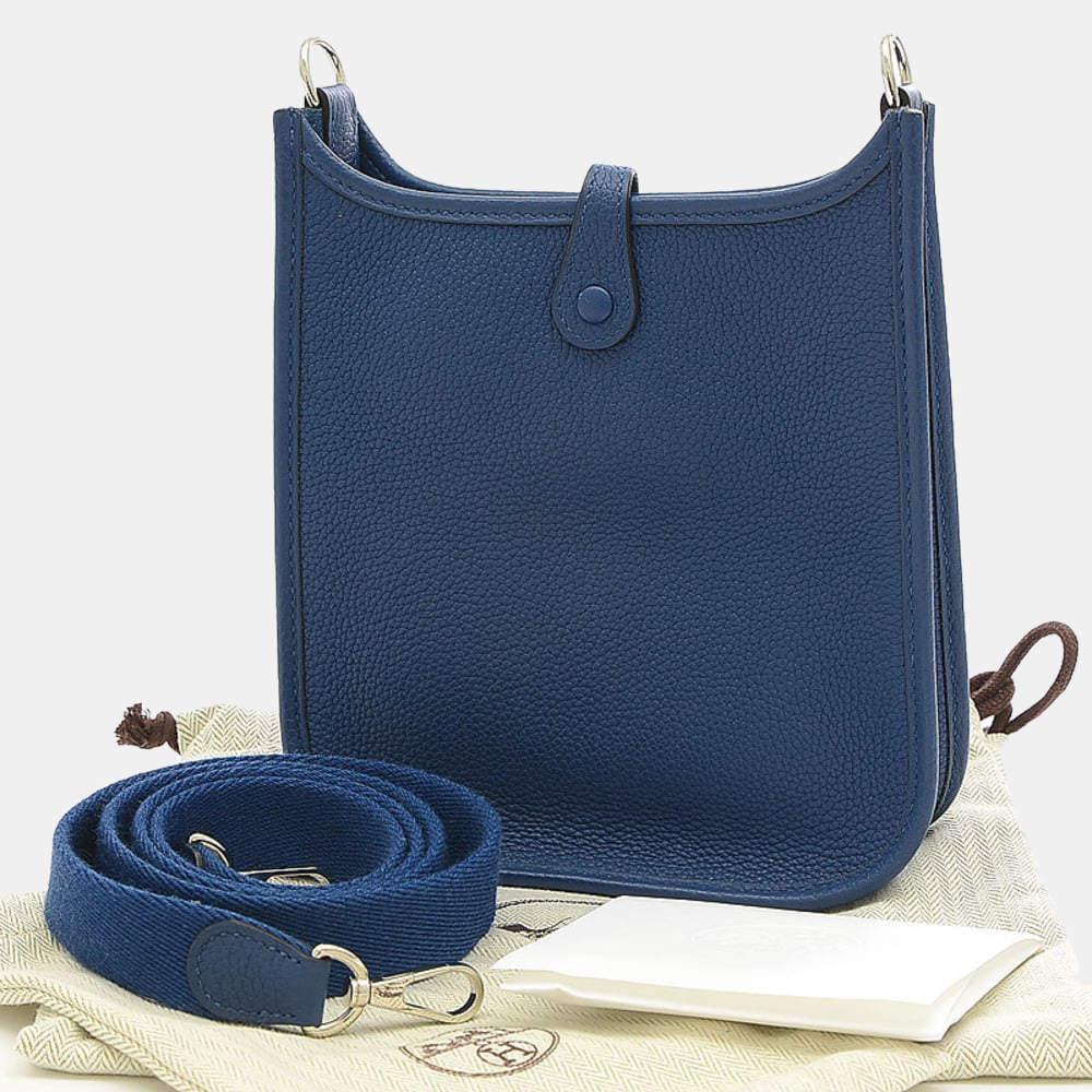 Hermes Evelyn TPM Amazon Togo Cobalt Silver hardware Z stamp商品第3张图片规格展示