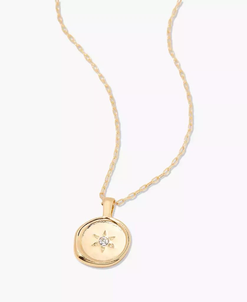 商品brook & york|Cubic Zirconia 14K Gold-Plated Sadie Necklace,价格¥1157,第4张图片详细描述