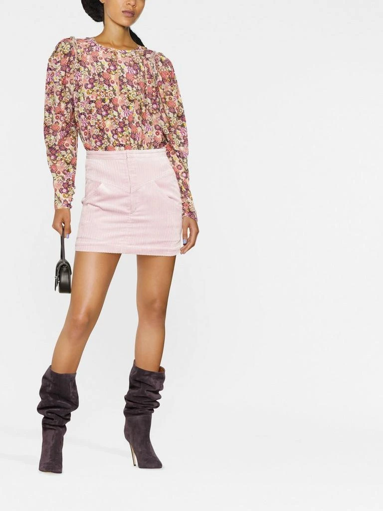 商品Isabel Marant|ISABEL MARANT - Melva Velvet Skirt,价格¥3844,第4张图片详细描述