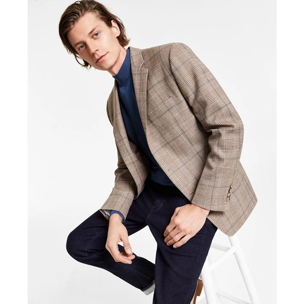 商品Ralph Lauren|Men's Wool Classic-Fit Ultraflex Stretch Plaid Blazer,价格¥834,第3张图片详细描述
