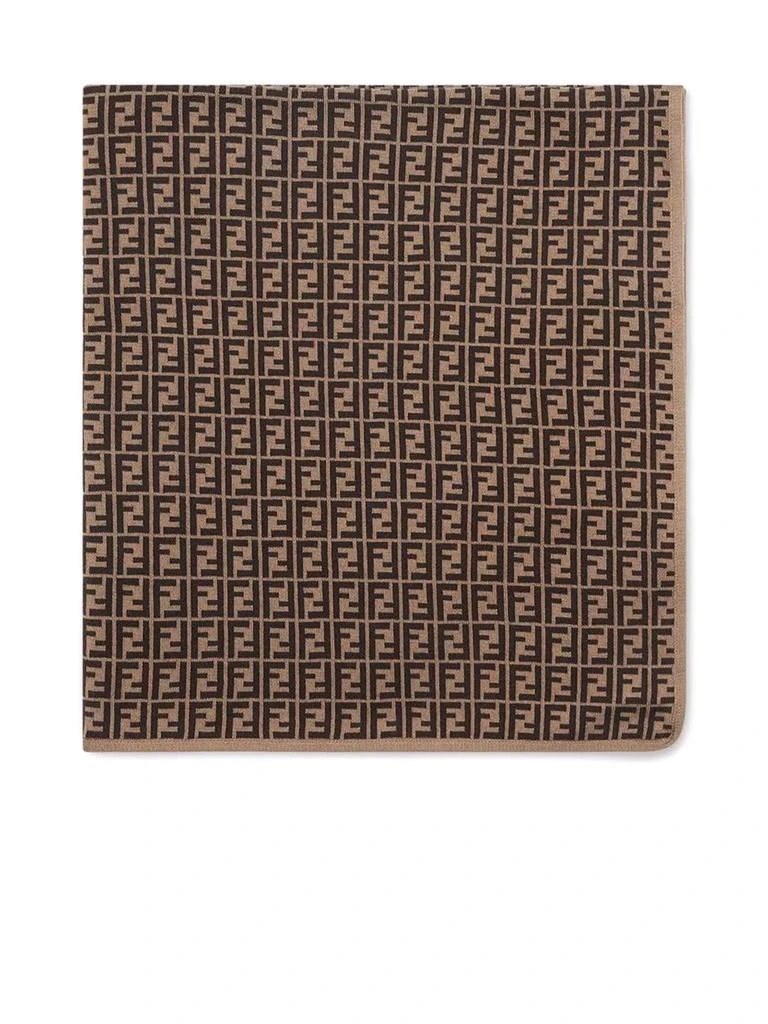 商品Fendi|Cotton And Cashmere Knit Baby Blanket,价格¥4142,第1张图片