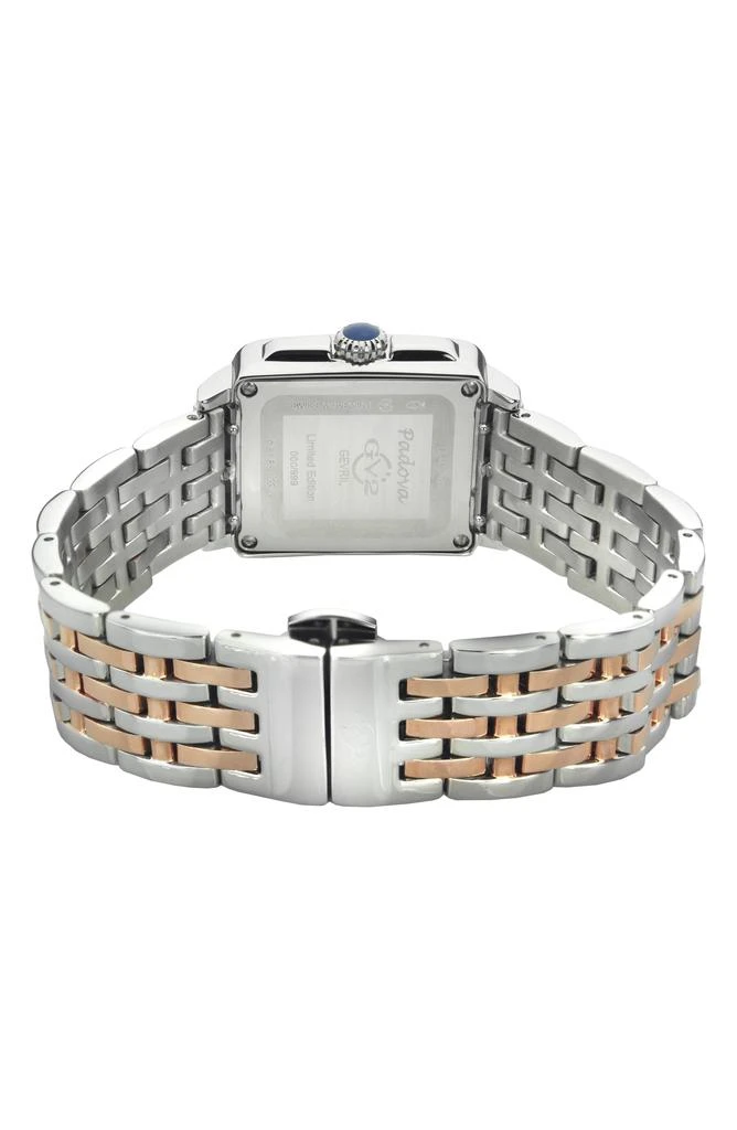 商品GV2|Women's Padova Swiss Diamond Square Watch, 28.5mm - 0.014 ctw,价格¥2392,第2张图片详细描述