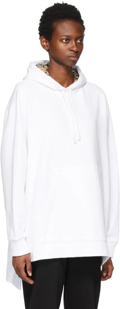 商品Burberry|White Oversized Aurore Hoodie,价格¥2945,第2张图片详细描述