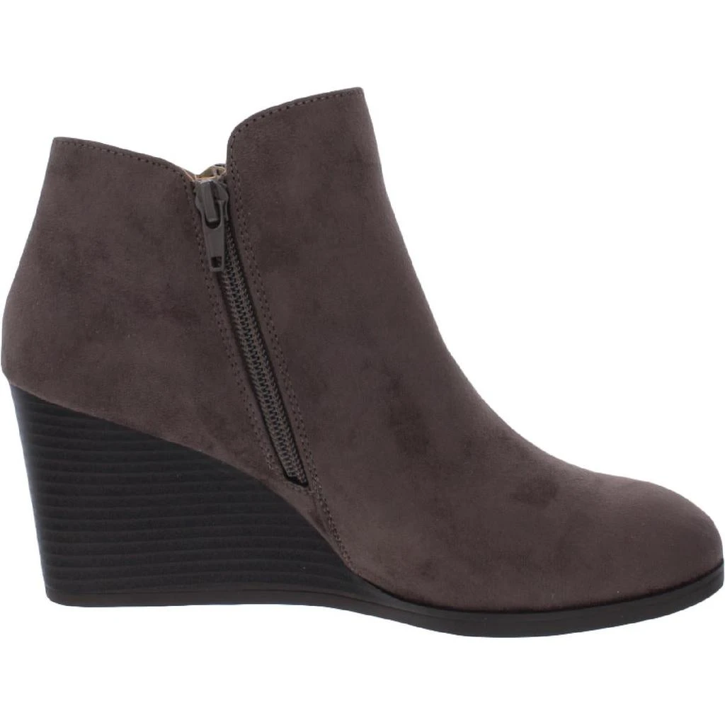 商品Style & Co|Style & Co. Womens Wynonaa Zipper Round Toe Wedge Boots,价格¥84,第3张图片详细描述